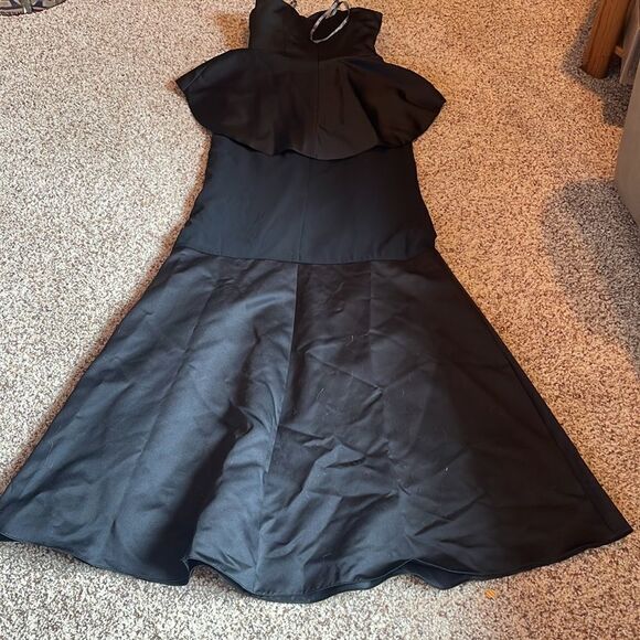 White by Vera Wang Black strapless ball gown - Picture 4 of 6